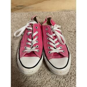 Women's Pink Converse Sneakers Chuck Taylor All Star Low-Top‎ Canvas 7